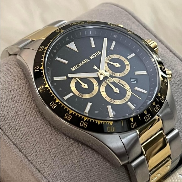 Michael Kors Men’s Chronograph Two-Tone Stainless Steel Watch
Case Size: 45mm - Picture 4 of 10